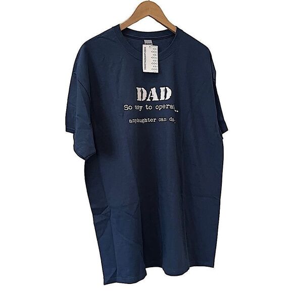 New Novelty Dad Short Sleeve T-Shirt Men’s XL Navy Blue - Picture 1 of 11